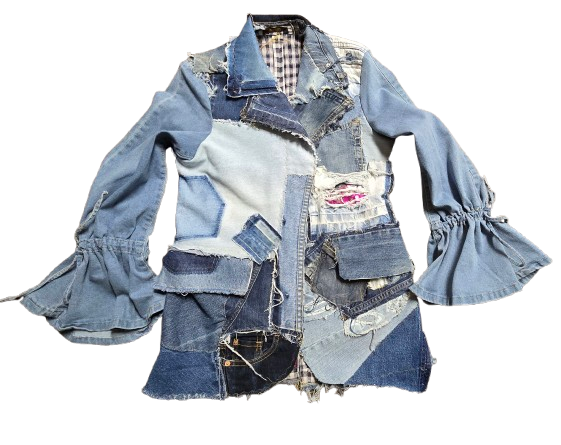 Denim Patchwork Jacket