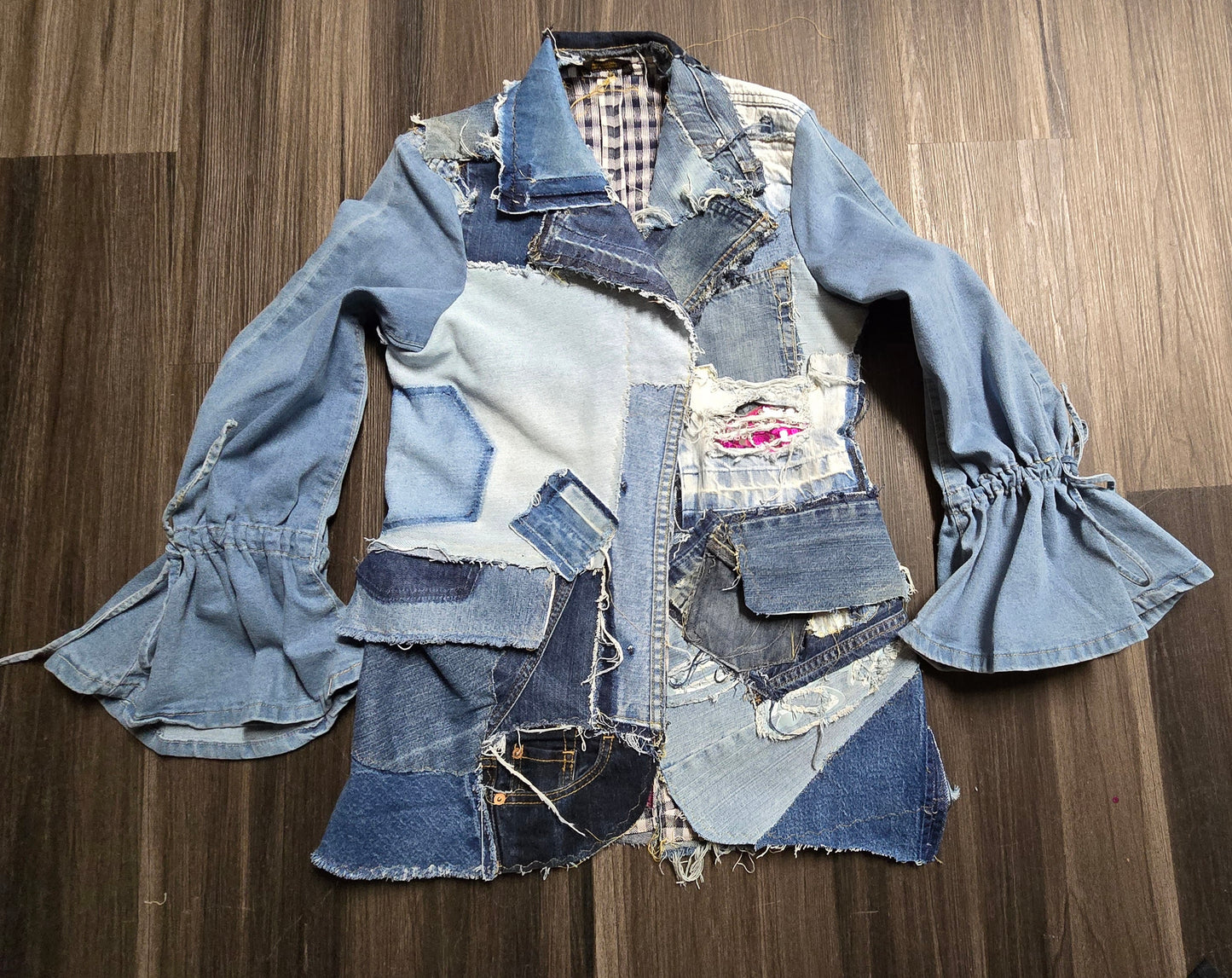 Denim Patchwork Jacket