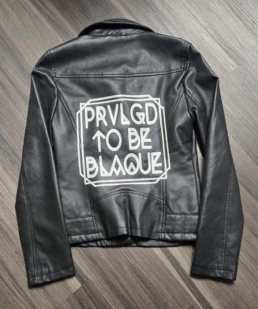 PRVLGD 2B BLAQUE MOTO JACKET