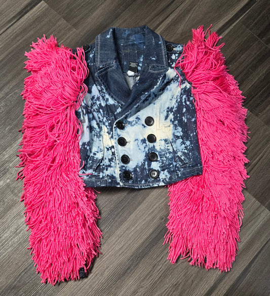 HAUTE PINK SHAG JACKET