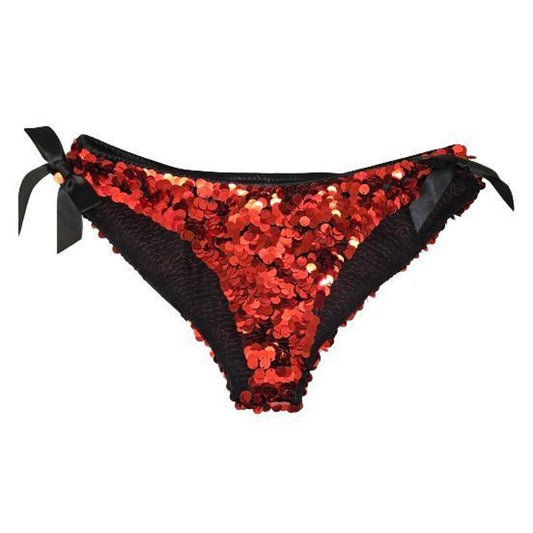 Frederick's of Hollywood Stretch Sequin Bottoms (M)